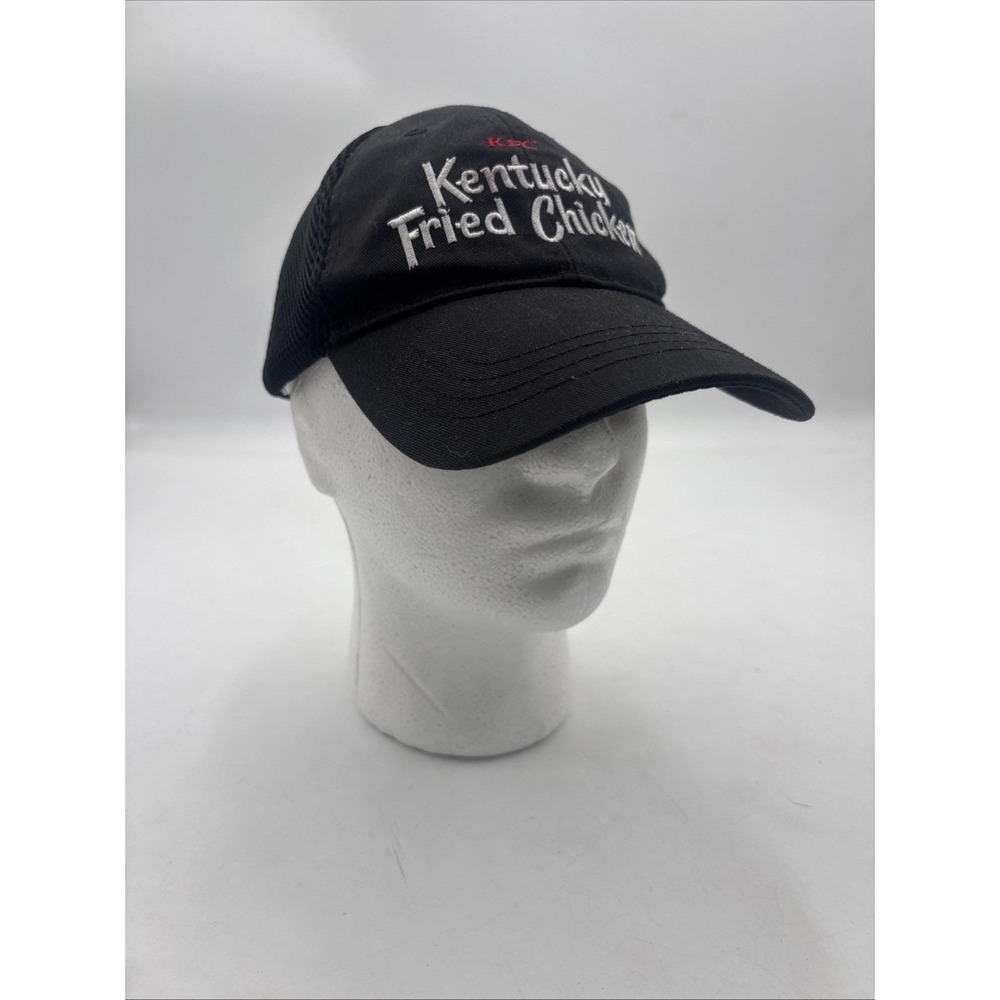 KFC Kentucky Fried Chicken Hat Cap Black Adjustable Strapback Baseball